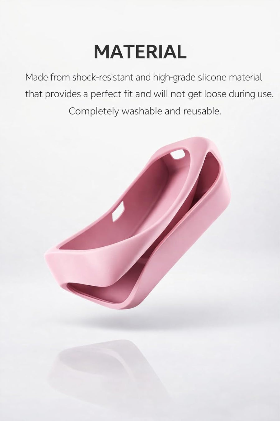 FiTix Silicone Protective Case for Mac mini M4 | M4 Pro, Skin Protector (Pink)