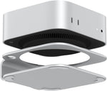 Aluminum Stand for 2024 Mac mini M4 | M4 Pro, Convenient Acess to Power Bottom, Anti-Scratch, Anti-Slip, Avoid Overheating, Durable and Sturdy Design