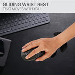 Ergonomic Mouse Wrist Rest Support Pad, Gliding Palm Rest with Mouse Movement, Pressure Relief for Office, Gaming