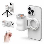 FiTix Fun Shot Magnetic Phone Camera DSLR Style Shutter Grip for iPhone and Android, with Detachable Wireless Shutter Button