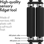 FiTix Roller Handheld Fidget Toy for Adults, Stress and Anxiety Relief, Promotes Focus and Clarity, Multicolour, Plastic, Compact Portable Design