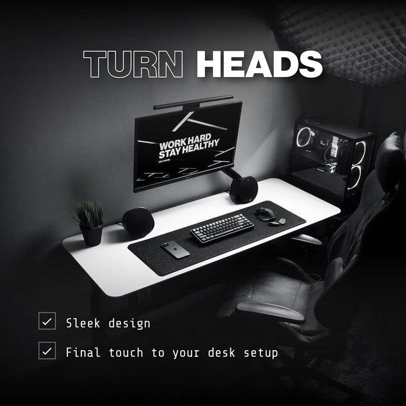 FITIX Right-Handed Ergonomic Mouse Wrist Rest, Carpal Tunnel Support Pad for Computer, Gaming, Office, Anti-Fatigue Design with Easy Glide Surface (Black)