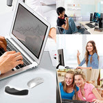 Fitix Ergonomic Left Hand Wrist Pad Combo for Mouse & Keyboards | Smooth Movement Palm Support for Home/Office/Gaming | Relieves Wrist Pain from RSI & Carpal Tunnel