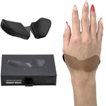 FITIX Right-Handed Ergonomic Mouse Wrist Rest, Carpal Tunnel Support Pad for Computer, Gaming, Office, Anti-Fatigue Design with Easy Glide Surface (Black)