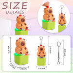 FiTiX Cute Cartoon Fidget Toy with Colorful Light and Sound, Clicker for Stress Relief, Quiet Play, and Entertainment, Snail Style (Cute Brown Bear)
