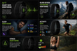 Gloryfit Pro Screenless Smart Fitness Bracelet