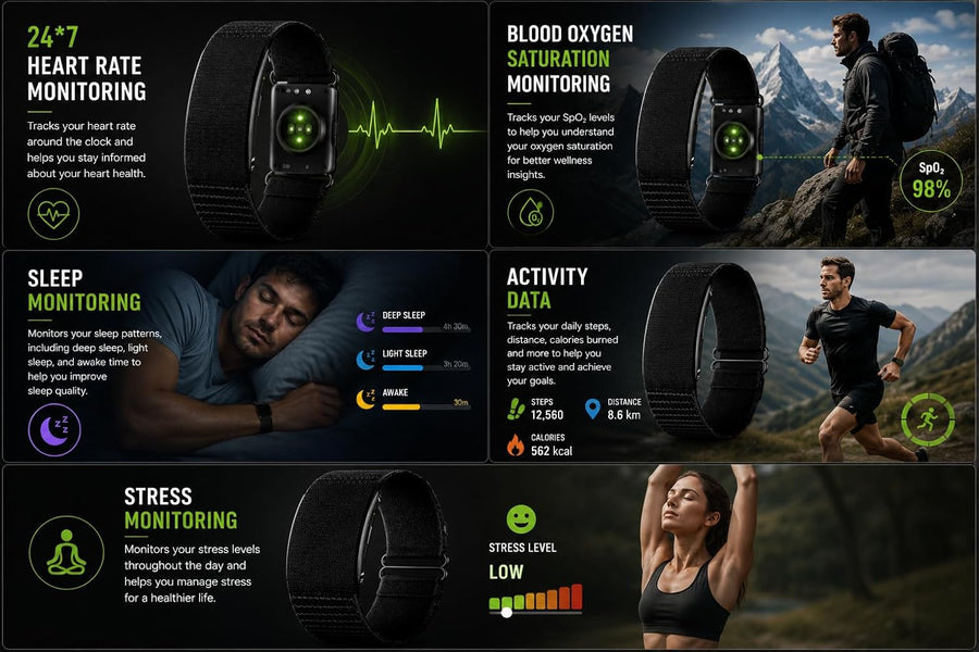 Gloryfit Pro Screenless Smart Fitness Bracelet