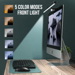 StyleOxx LED Monitor Light Bar, USB Dual Screen Touch Control, Dimmable Computer Desk Lamp, Space Saving Office Work Lighting