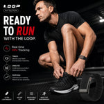 Loop Smart Fitness Band with Heart Rate, SpO2, Body Temperature, HRV Analysis, 30+ Sports Modes, Sleep and Stress Monitor, 7 Days Battery, for Subscription Free