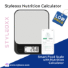 Styeloxx Smart Food Scale with Nutrition Calculator Andriod & Ios, digital food calculater, nutrition calculator